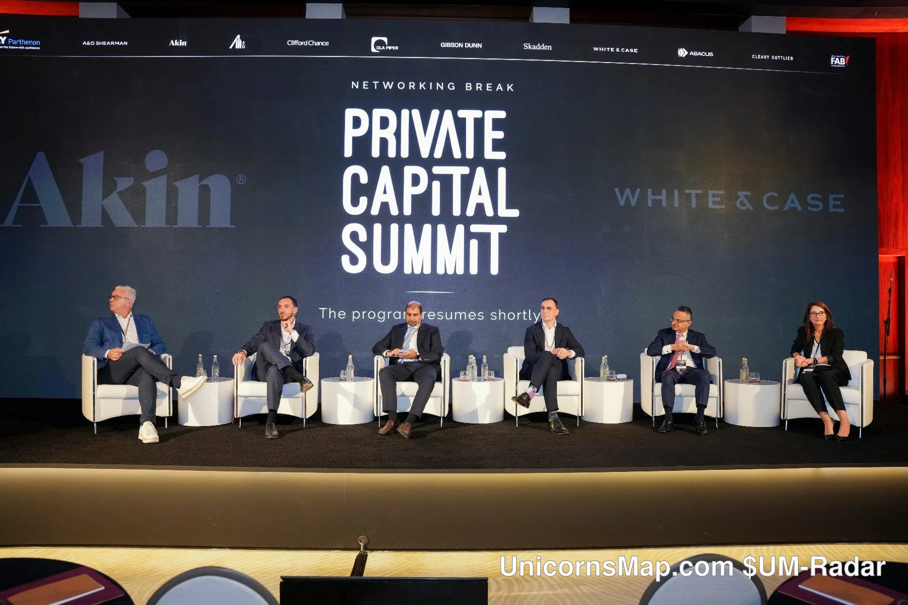 Panel stage for the session Mastering Private Equity: Strategies for Growth and Exit at the Private Capital Summit, Dubai 2026