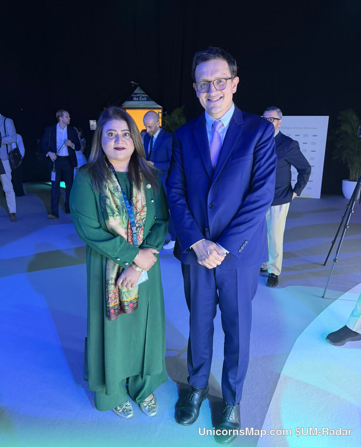 RISE Summit 2026, Dubai World Trade Centre - attendees on the venue networking floor between sessions