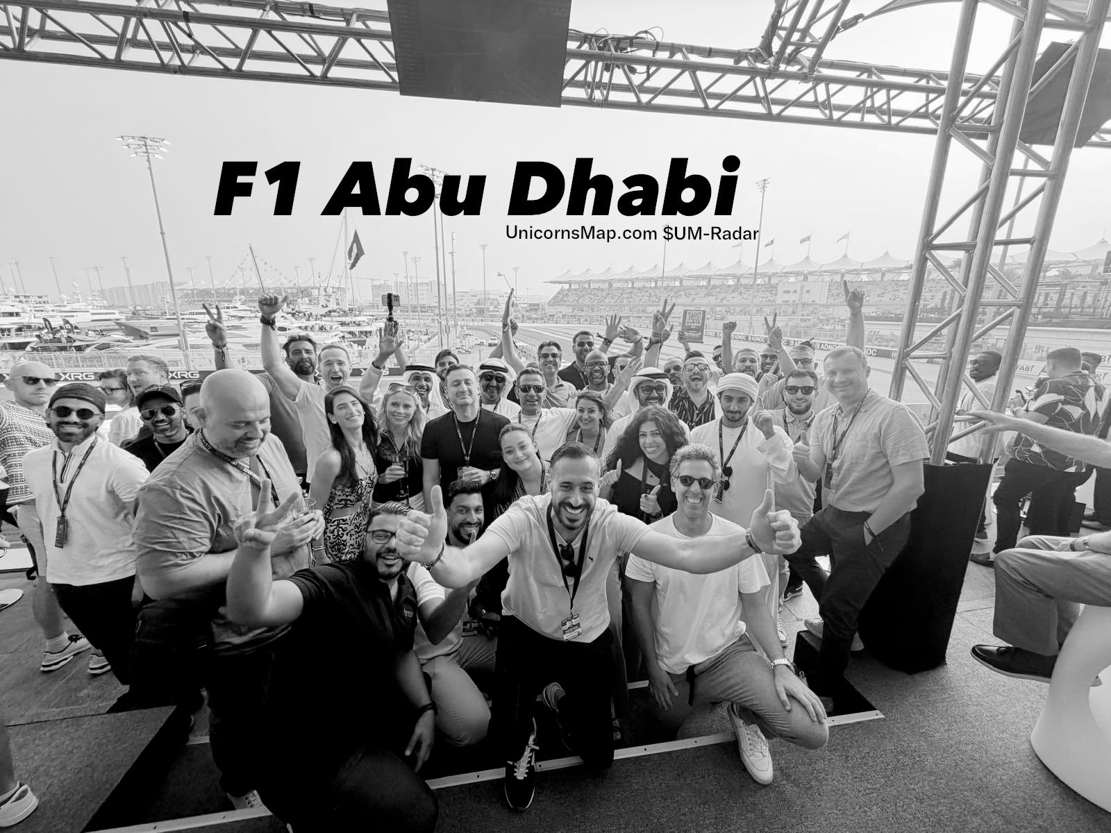 eToro team activation at the F1 Abu Dhabi Grand Prix