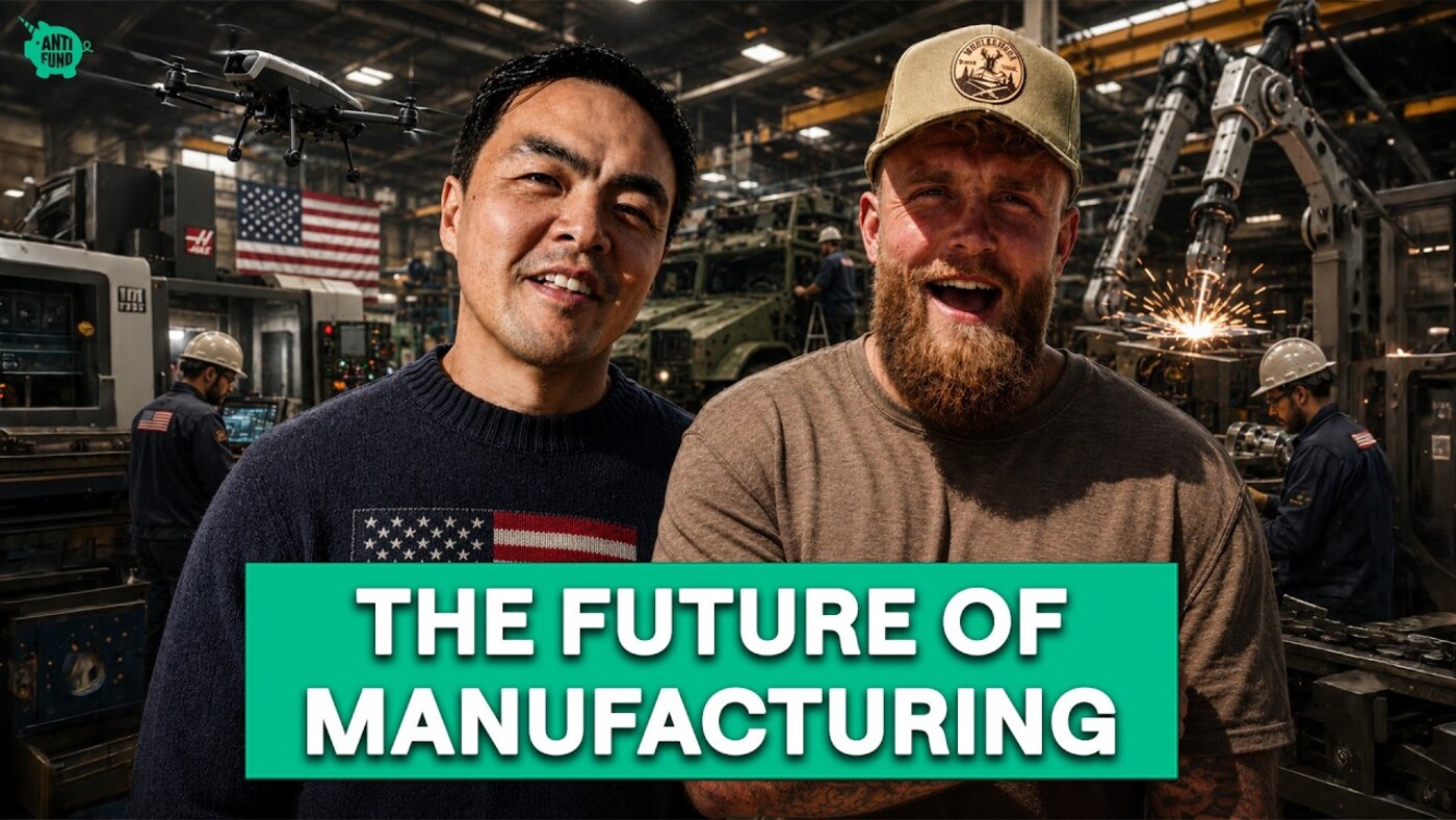 Anti Fund media frame (Geoff Woo with Jake Paul), published at antifund.com (real photograph) Geoff Woo with Jake Paul - Anti Fund media frame